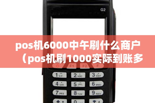 pos機6000中午刷什么商戶(pos機刷1000實際到賬多少) pos機6000中午刷什么商戶(pos機刷1000實際到賬多少)